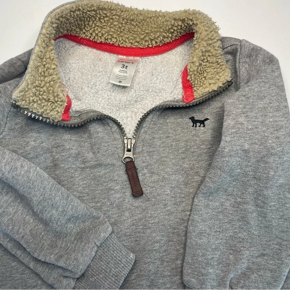 Carter’s 3T GRAY Pullover Sweat Shirt PRELOVED